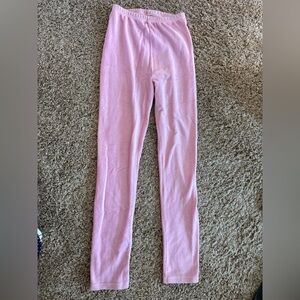 Gymboree Light Pink Kids Velour Leggings